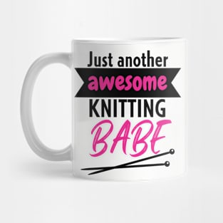 Just another awesome knitting babe Mug